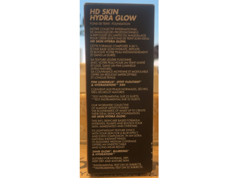 Make Up For Ever HD Skin Hydra Glow Foundation, 1Y00, 1.01 fl oz/30 mL