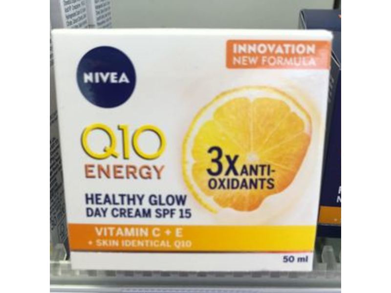 Nivea Q10 Energy Healthy Glow Day Cream, SPF 15, 50 ml