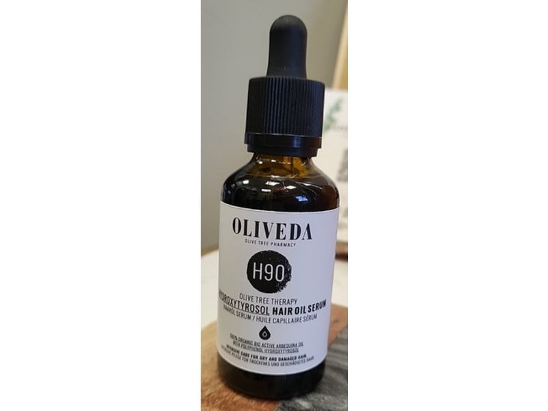 Oliveda H90 Hydroxytyrosol Hair Oil Serum, 1.7 fl oz/50 mL
