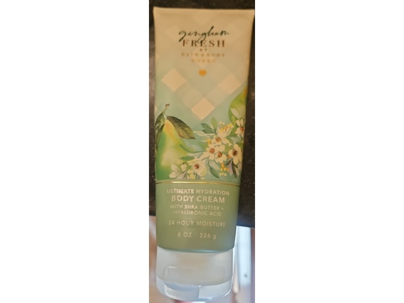 Bath & Body Works Ultimate Hydration Body Cream, Gingham Fresh, 8 oz/226 g