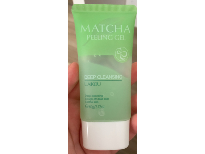 Laikou Deep Cleansing Matcha Peeling Gel, 2.12 oz/60 g