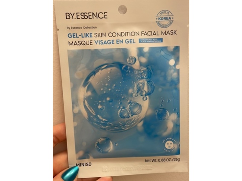 Miniso By.Essence Gel-Like Skin Condition Facial Mask, 0.88 oz/25 g