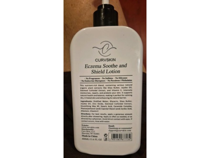 Curvskin Eczema Soothe and Shield Lotion, 13.6 fl oz/400 mL