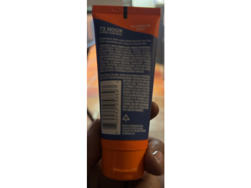 Mando Whole Body Invisible Cream Deodorant, Pro Sport, 2.2 oz/62 g