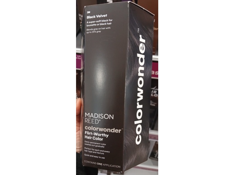 Madison Reed Colorwonder Demi-Permanent Hair Color, 3N Black Velvet, 1 Application