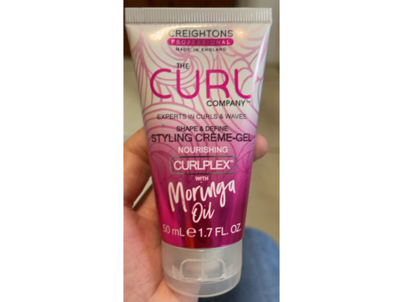 Creightons The Curl Company Shape & Define Styling Creme-Gel with Moringa Oil, 1.7 fl oz/50 mL