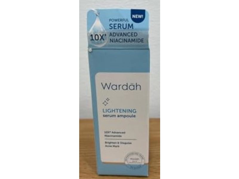 Wardah Lightening Serum Ampoul, Niacinamide, 30 mL