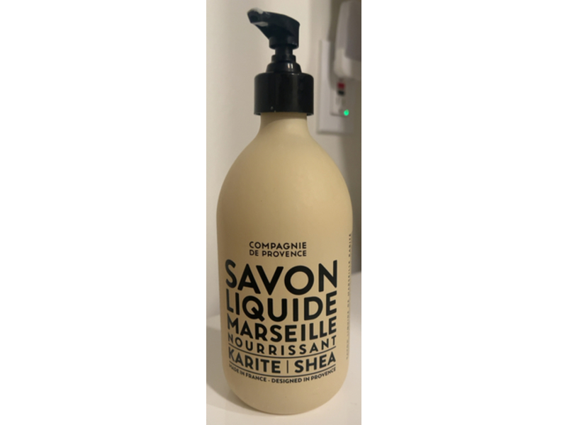 Compagnie De Provence Savon Liquid Marseille Soap, Shea Butter, 16.7 oz/495 mL