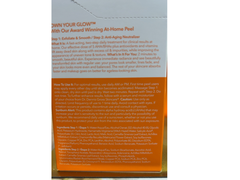 Dr Dennis Gross Alpha Beta Peeling Quotidien, 0.07 fl oz/2.2 mL