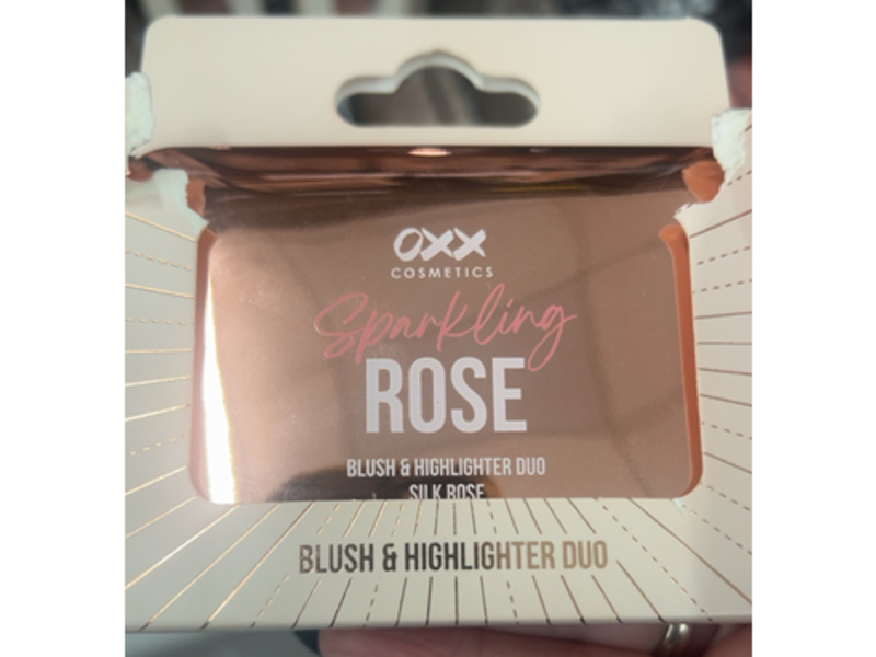 Oxx Cosmetics Sparkling Blush & Highlighter Duo, Silk Rose