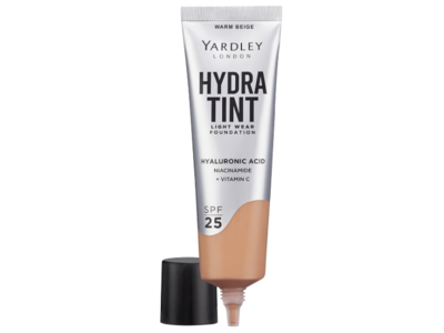 Yardley London Hydra Tint Light Wear Foundation, SPF 25, 30 mL