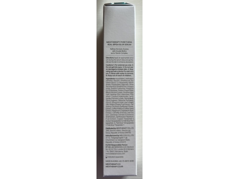 Meditherapy Porethera Real Bifida Blur Serum, 1.01 fl oz/30 mL