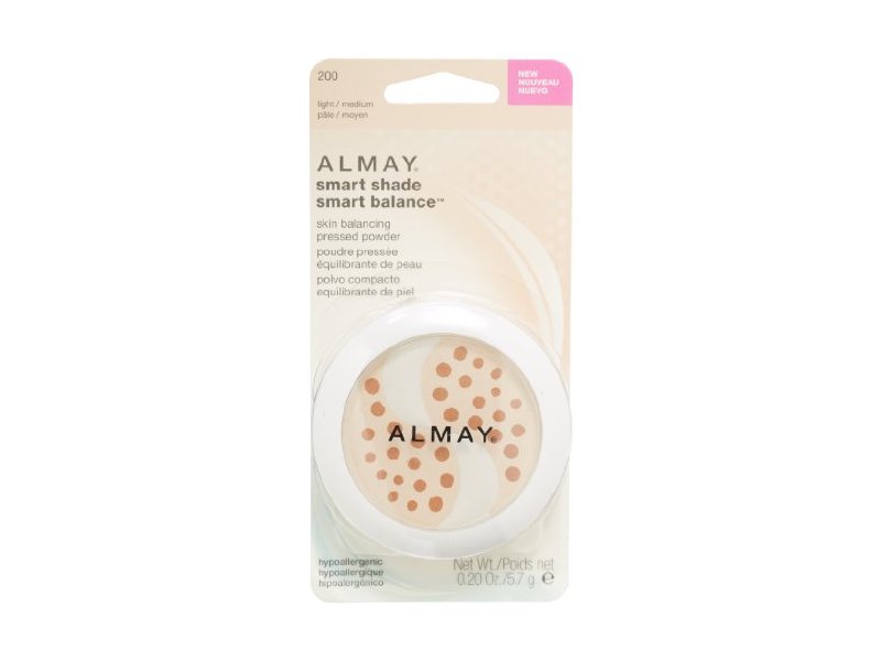 Almay Smart Shade Smart Balance Pressed Powder Light/Medium, 0.20-Ounce