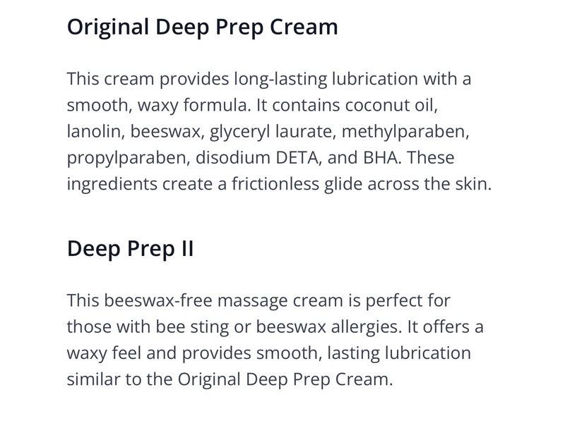Sammons Preston Deep Prep Tissue Massage Cream, 15 oz/425 g