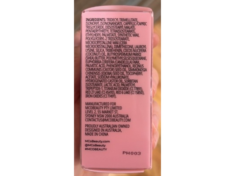 MCoBeauty Blush & Go Cream Stick, Baby Pink, 0.21 oz/6 g
