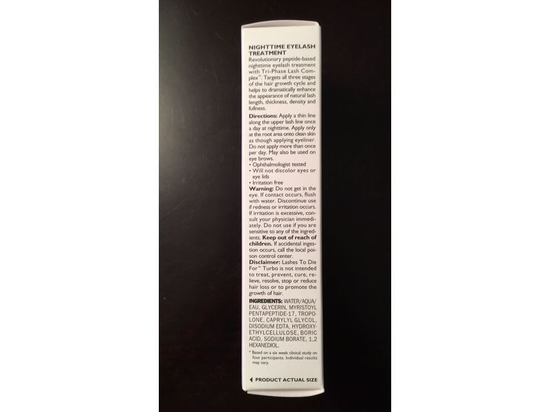 Peter Thomas Roth Lashes To Die for Turbo Nighttime Eyelash Treatment, 0.16 Ounce