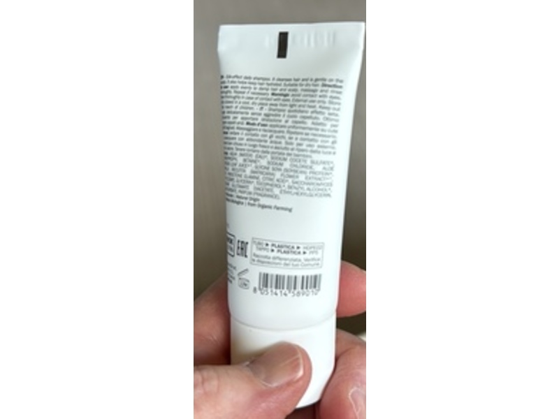 Organethic Pure Care Moisturizing Shampoo, Silk, 1.01 fl oz/30 mL