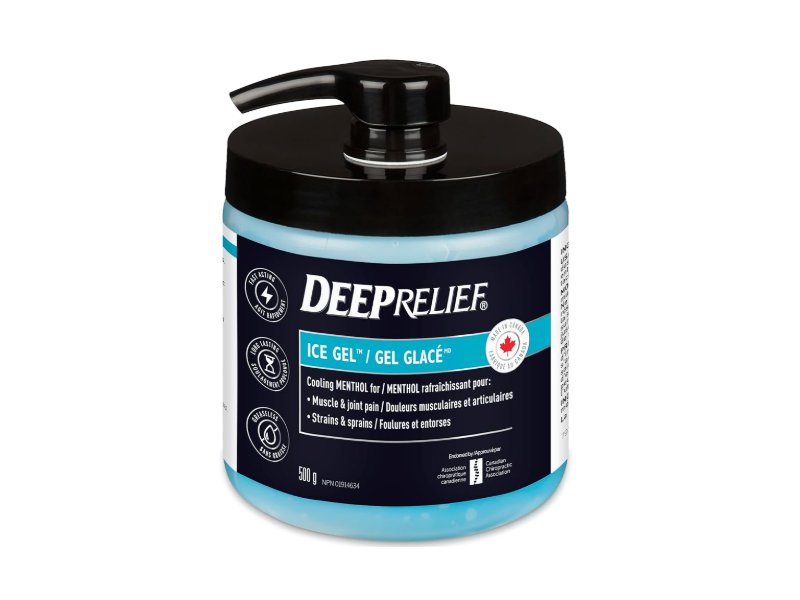 Deep Relief Ice Gel, Cooling Menthol, 500 g