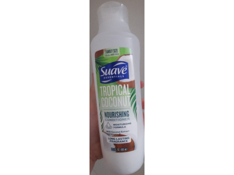 Suave Essentials Tropical Coconut Nourishing Conditioner, 22.5 fl oz/665 mL