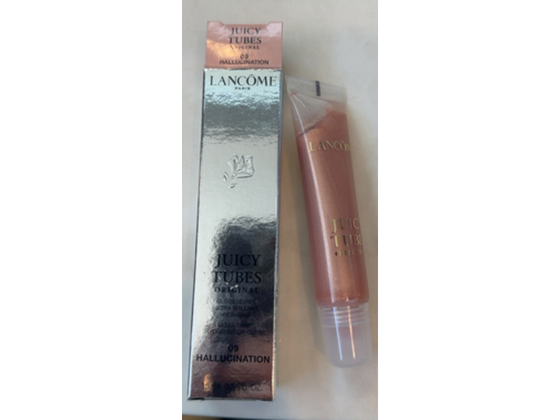 Lancome Juicy Tubes Shine Lip Gloss, 09 Hallucination, 0.6 fl oz/15 mL
