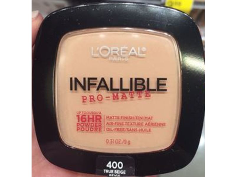 L'Oreal Paris Infallible Pro-Matte Powder, 400 True Beige, 0.31 oz/9 g