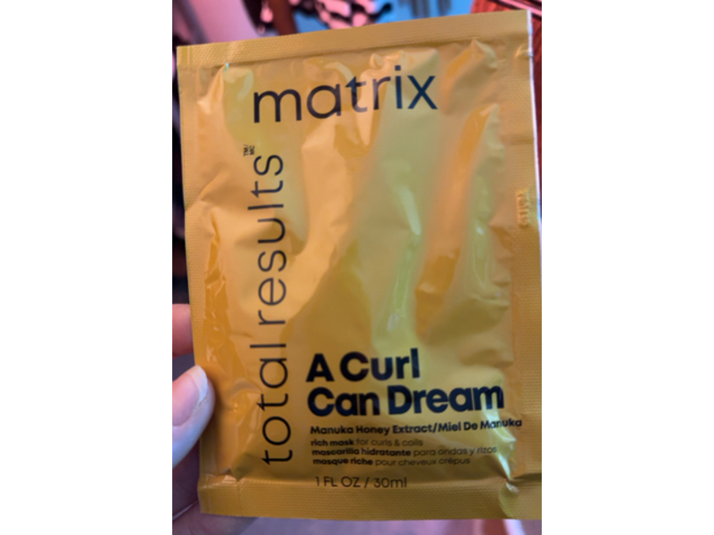 Matrix Total Results A Curl Can Dream Rich Mask, Manuka Honey Extract, 1 fl oz/30 mL