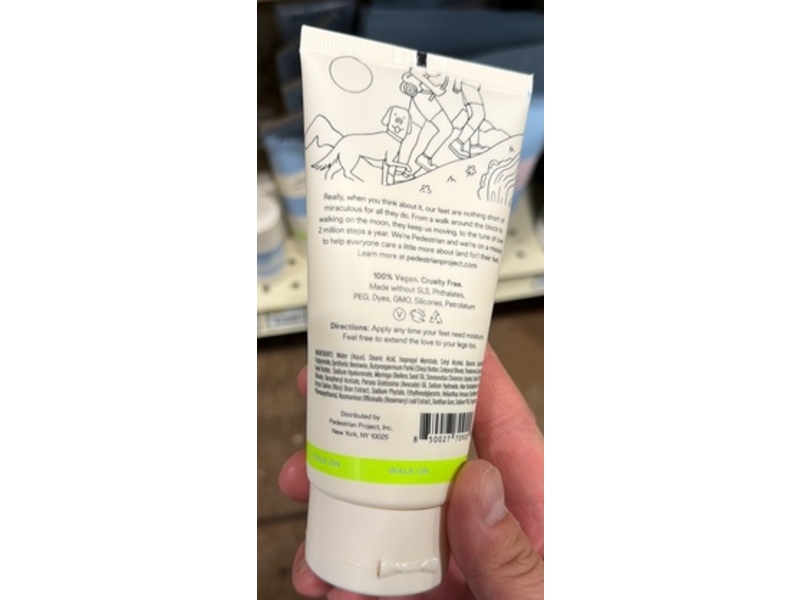 Pedestrian Project Walker's Cream, African Shea Butter, Moringa Seed Oil & Aloe Leaf Juice, 4 .0 oz/113 g