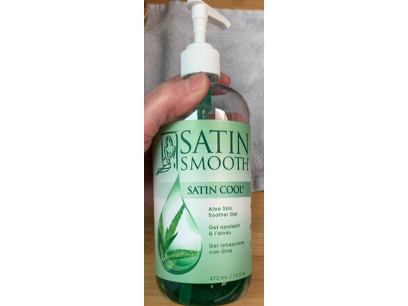 Satin Smooth Cool Aloe Vera Skin Soother Gel, 16 fl oz/473 mL