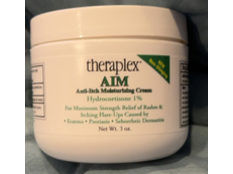 Theraplex Anti-Itch Moisturizing Cream, Hydrocortisone, 3 oz/90 mL