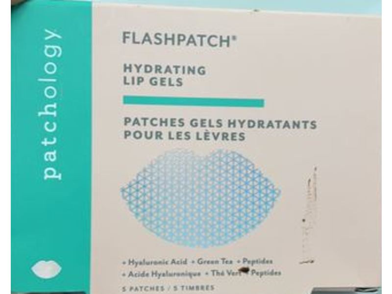 Patchology FlashPatch Hydrating Lip Gels Mask, 5 Count