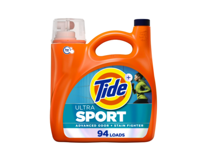 Tide Ultra Sport Liquid Detergent, 94 Loads, 132 fl oz/3.9 L