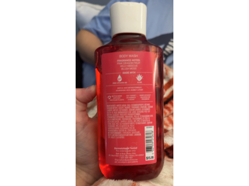 Bath & Body Works Pink Paradise Body Wash, Dragon Fruit & Hibiscus, 10 fl oz/295 mL