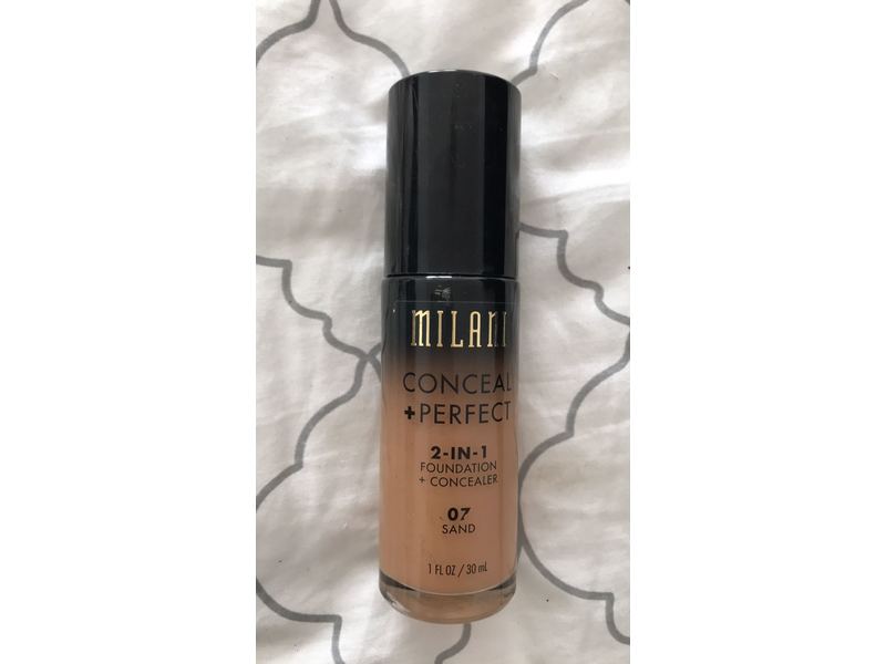 Milani Conceal + Perfect 2-in-1 Foundation Concealer, Sand, 1.0 fl oz