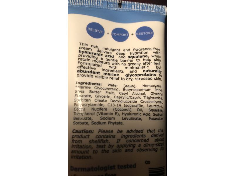 Marin Soothing Hydration Cream, 4 oz