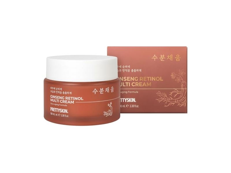 Prettyskin Ginseng Retinol Multi Cream, 3.38 fl oz/100 mL
