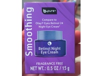 b.pure Smoothing Retinol Night Eye Cream, Fragrance Free, 0.5 oz/15 g - thumbnail 2