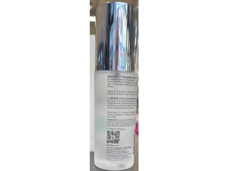 BioEffect Icelandic Water Mist, 2.37 fl oz/70 mL