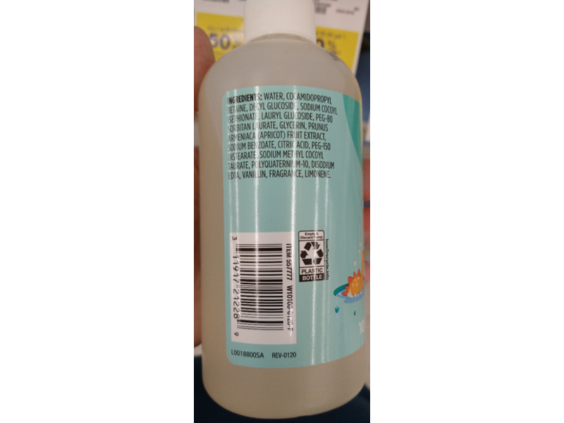 Well Beginnings Hypoallergenic Baby Wash & Shampoo, Vanilla Apricot, 10 fl oz/295 mL