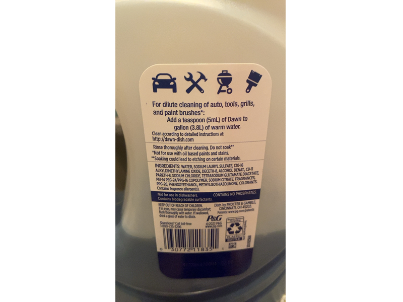 Dawn Platinum Dishwashing Liquid, Clean Lemon, 54.8 fl oz/1.62 L