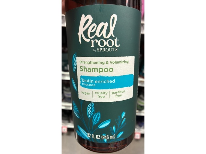 Real Root By Sprouts Strengthening & Volumizing Shampoo, 32 fl oz/946 mL