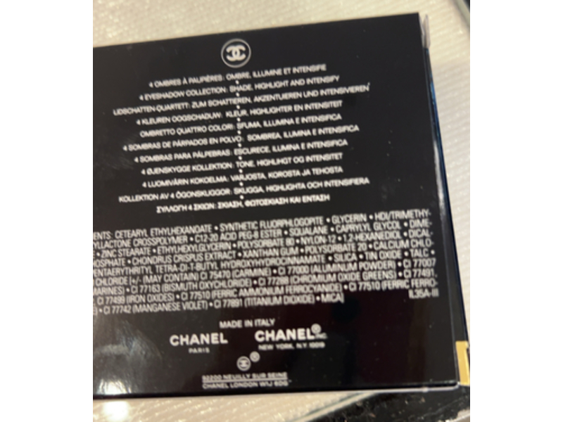 Chanel Les 4 Ombres Multi-Effect Quadra Eyeshadow, 202 Tisse Camelia, 0.07 oz/2 g