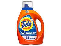 Tide Ultra Oxi Boost Liquid Laundry Detergent, 65 Loads, 92 fl oz/2.72 L - Image 2