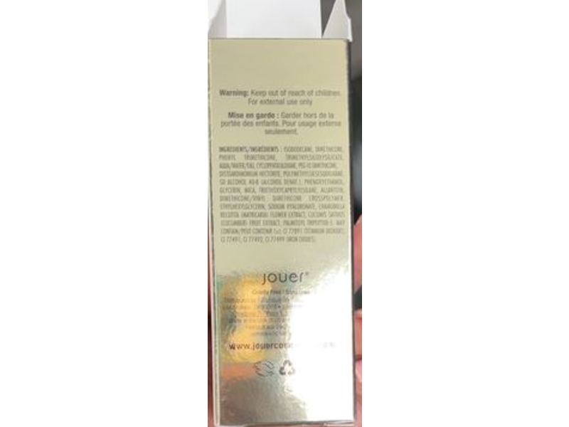 Jouer Essential High Coverage Creme Foundation, Biscuit, 0.68 fl oz/20 mL