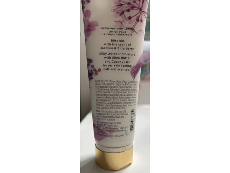 Victoria's Secret Body Lotion Jasmine & Elderberry Bliss, 8 fl oz/236 mL