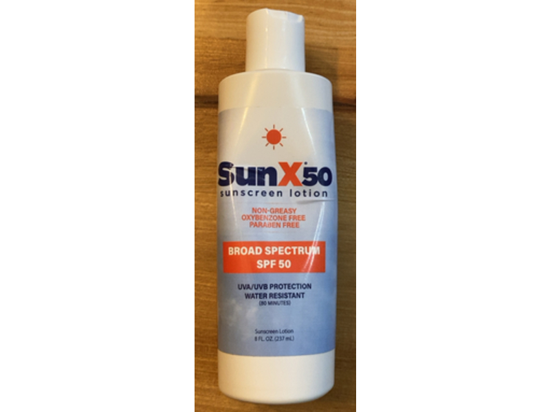 Coretex Sunx50 Sunscreen Lotion, Broad Spectrum SPF 50, 8 fl oz/237 mL