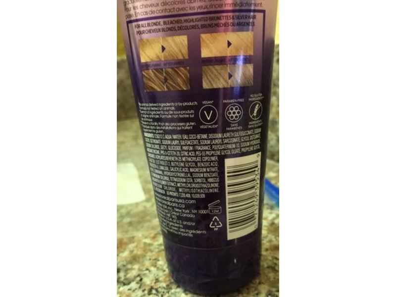 L'Oreal Paris Ever Pure Brass Toning Purple Shampoo, Sulfate Free, 6.8 fl oz / 200 mL