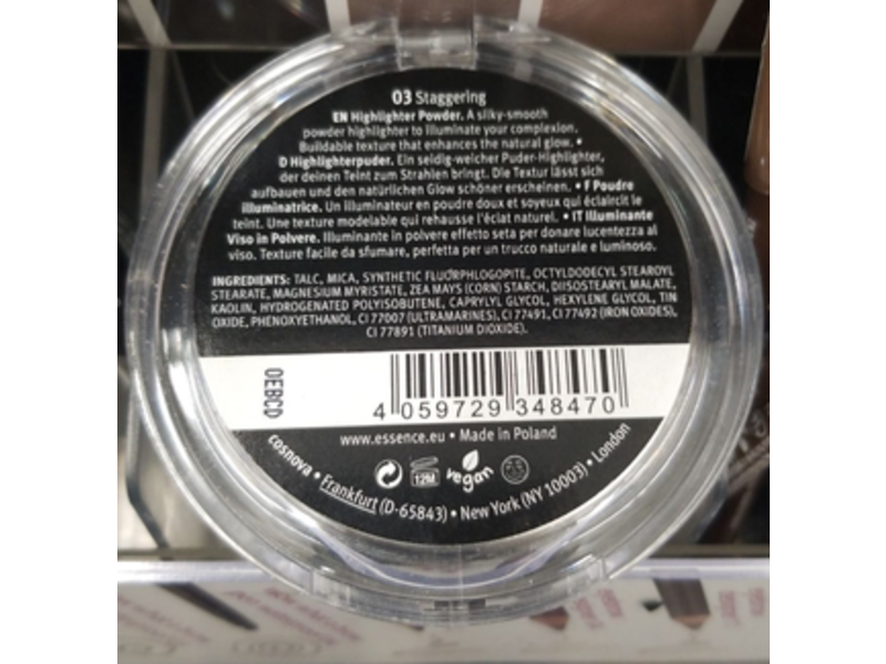 Essence Luminous Glow The Highlighter, 03 Staggering, 0.31 oz/9 g