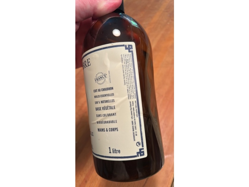 Marius Fabre Marseille Liquid Soap, Pine Parasol, 33.8 fl oz, 1L