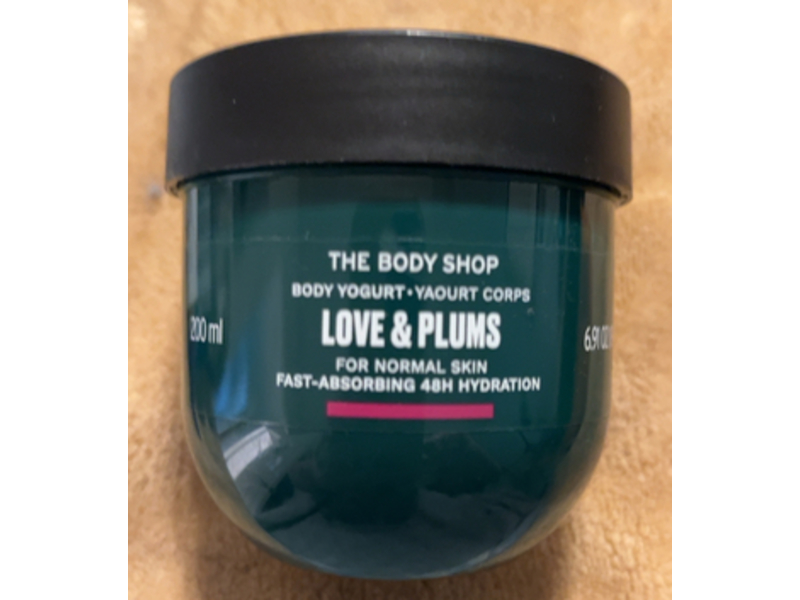 The Body Shop Love & Plums Body Yogurt, 6.91 oz/200 mL