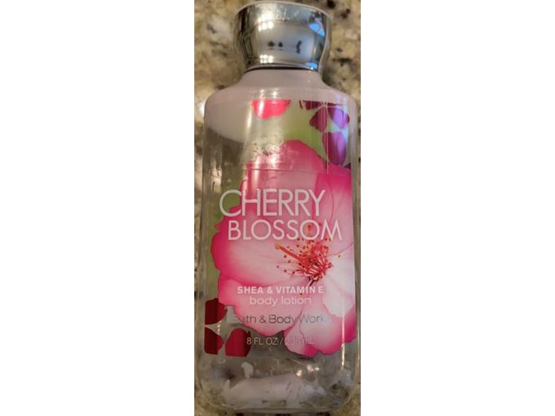 Bath & Body Works Cherry Blossom Body Lotion, Shea & Vitamin E, 8 fl oz/236 mL